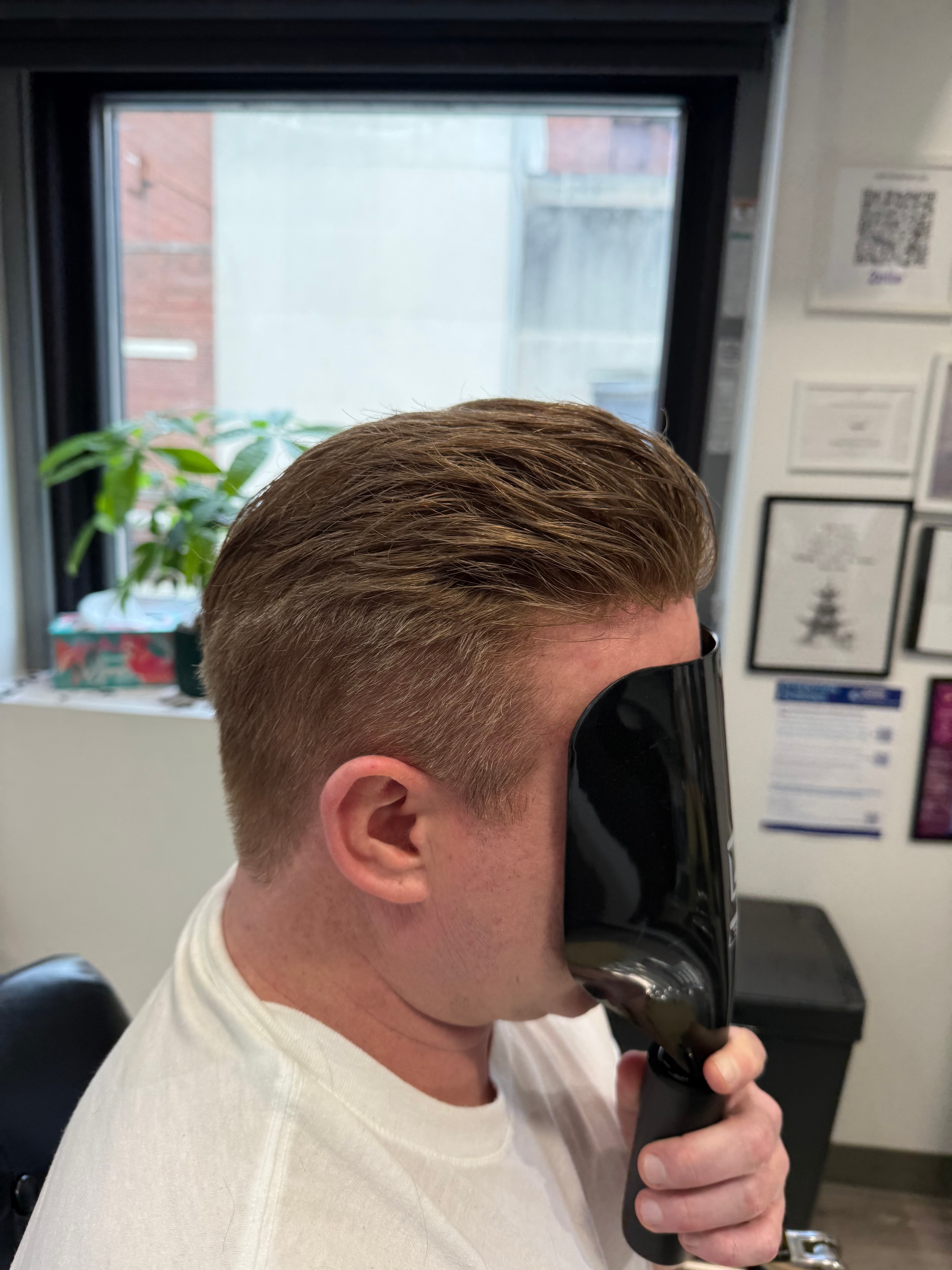 Professional hair styling and grooming service